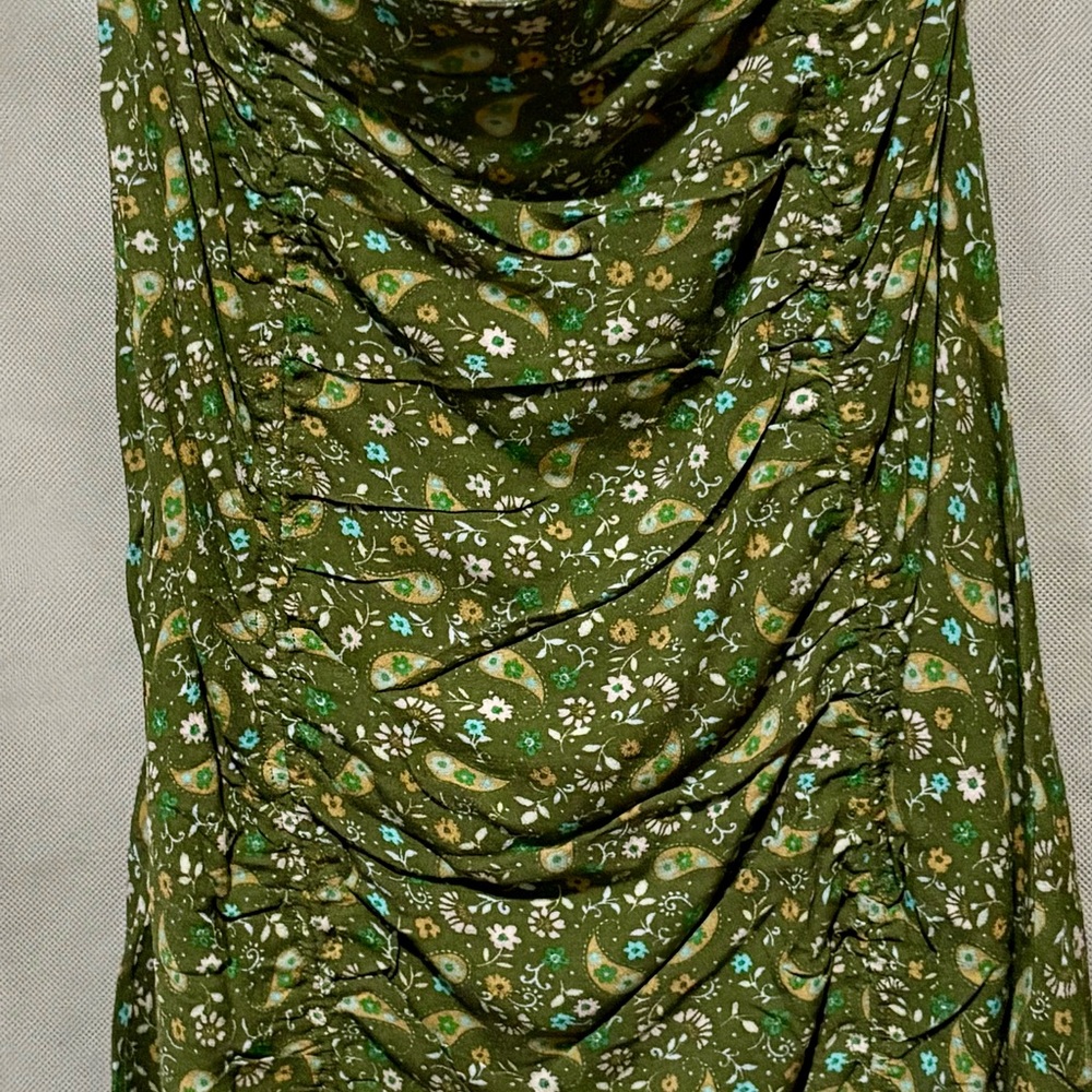Floral Green Women's Scarf
